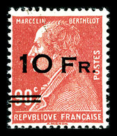 ** N°3, Berthelot 10F Sur 90c Rouge Surchargé à Bord Du Paquebot 'Ile De France' Frais, SUP (signé Calves/certificat)  Q - 1927-1959 Ungebraucht