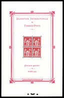 ** N°1, Exposition Philatélique De Paris 1925, Infime Froissure De Gomme, Frais. SUP (certificat)  Qualité: **  Cote: 55 - Mint/Hinged