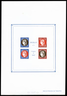 ** N°3, Non Emis: Exposition Philatélique De 1937, Bloc Composé De 4 Timbres Non Dentelés Avec Couleurs Différentes, Et  - Mint/Hinged