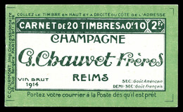 ** N°159-C2, Série 26 B, CHAMPAGNE CHAUVET Et AIGLE Avec 1 Timbre Isolé Au Type 1a (case13), RRE Et SUP (certificat)  Qu - Autres & Non Classés