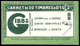 ** N°159-C2, Série 26-C, GIBBS Et AIGLE Avec Timbre Isolé Au Type 1a (case 13), SUP (certificat)  Qualité: ** - Autres & Non Classés