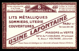 ** N°194-C1, Série 109-A, USINE LAFONTAINE Et AIGLE, Haut De Feuille. TTB  Qualité: ** - Other & Unclassified