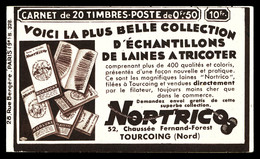 ** N°283-C25, Série 328-B (papier Bleu), NORTRICO LAINE A TRICOTER Et EU, Daté Du 2.6.34. TTB (certificat)  Qualité: ** - Sonstige & Ohne Zuordnung