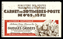 ** N°365-C5, Série 38, GUEULES CASSEES Et EU Daté Du 10.8.38. TTB  Qualité: ** - Autres & Non Classés