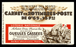 ** N°365-C8, Série 24, LOT NAT GUEULE CASSEE Et EU, Daté Du 12.1.38 (N°97703). TTB  Qualité: ** - Autres & Non Classés