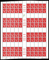 ** N°433-C1, 1f Iris, Feuille De 80 Timbres Pour Confection De 4 Carnets Non émis. TB  Qualité: ** - Sonstige & Ohne Zuordnung