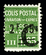 * N°116, 2F35 S 1F65 Vert, Quasi **. TB  Qualité: *  Cote: 350 Euros - Mint/Hinged