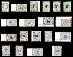 ** N°1/19, (N° Maury), Non émis, Série Complète De 1935, Les 19 Valeurs SUPERBE. R.R (certificat)  Qualité: **  Cote: 22 - Mint/Hinged