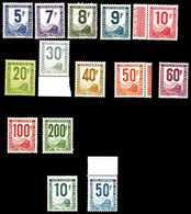 ** N°4, 6, 8, 9, 10, 11, 13, 14, 15, 16, 23A, 24,28, 30, Les 14 Valeurs TB (certificat)  Qualité: **  Cote: 790 Euros - Mint/Hinged