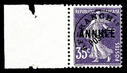 ** N°62-CI 1, 35c Violet Surchargé, Bdf Latéral, SUP  Qualité: **  Cote: 320 Euros - Lehrkurse