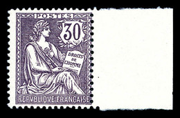 (*) N°128g, (N° Maury), 30c Mouchon, Violet Très Foncé, Bdf. SUP. R. (signé/certificat)  Qualité: (*)  Cote: 1200 Euros - Nuovi