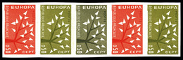 ** N°1359, Europa De 1962, Bande De 5 Exemplaires. TB (certificat)  Qualité: **  Cote: 1000 Euros - Other & Unclassified