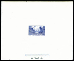 (*) N°261, Port De La Rochelle 10F Bleu Type III, TB (certificat)  Qualité: (*)  Cote: 475 Euros - Epreuves De Luxe