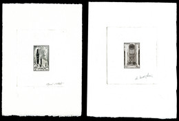 (*) N°663/67, Série Cathédrales De 1944 En 5 épreuves D'artistes Différentes Signées. TTB (certificat)  Qualité: (*) - Epreuves D'artistes