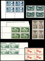 ** Ensemble De Timbres Neufs ** Principalement En Bloc De Quatre Dont N° 147 En Bloc De 6 Millesime '6' + N°252 (x4) Le  - Sammlungen