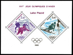 ** N°12, J.O Lake Placid, TB  Qualité: **  Cote: 385 Euros - Blocks & Kleinbögen