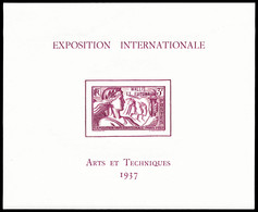 ** Série Complète De 24 Blocs De L'Exposition Internationale De Paris 1937, SUP (certificat)  Qualité: **  Cote: 483 Eur - 1941 Défense De L'Empire