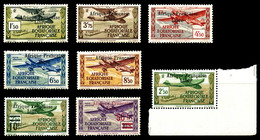 * PA, N°14/21, Série Surchargée Afrique Francaise Libre. SUP (certificat)  Qualité: *  Cote: 676 Euros - Unused Stamps