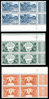 ** N°149a/52a, Expo Coloniale, 40c Vert, 90c Orange Et 1f50 Bleu Sans CAMEROUN En Bloc De Quatre Coin De Feuille, SUP (c - Ongebruikt