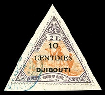 O N°32c, 10 Avec Gros O: 10c Sur 2f, TB (signé Brun)  Qualité: O  Cote: 140 Euros - Used Stamps