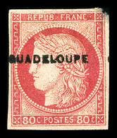 (*) N°13, 80c Rose, Aminci, Belle Presentation (signé Margues)  Qualité: (*)  Cote: 1200 Euros - Ungebraucht