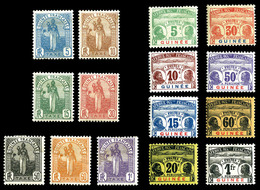 * Taxe, N°1/15, Les 2 Séries TB  Qualité: *  Cote: 234 Euros - Unused Stamps