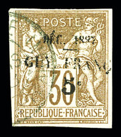O N°7, 5c Sur 30c De 1877. SUP. R. (signé Brun/certificat)  Qualité: O  Cote: 1700 Euros - Unused Stamps