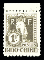 ** Taxe, N°15, 1f Gris, Dentelé 11, Bdf. TTB  Qualité: **  Cote: 250 Euros - Unused Stamps