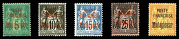 * N°14/18, Les 5 Valeurs TB  Qualité: *  Cote: 432 Euros - Used Stamps