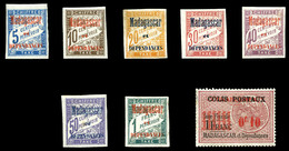 * Taxe, N°1/7, Série Complète + Colis N°2. TB (certificat)  Qualité: *  Cote: 430 Euros - Used Stamps