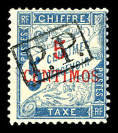 * N°18, 5c Sur 5c Bleu Surchargé 'P.P'. SUP (signé/certificat)  Qualité: *  Cote: 1700 Euros - Used Stamps