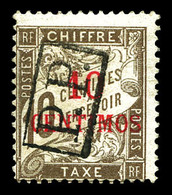 (*) N°19, 10c Sur 10c Brun Surchargé 'P.P'. SUP. R.R. (signé Brun/certificat)  Qualité: (*)  Cote: 3000 Euros - Used Stamps