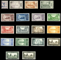 * N°45b + 63 à 79, Les 18 Valeurs TB (certificat)  Qualité: *  Cote: 460 Euros - Used Stamps