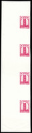 ** Tour Hassan: épreuve De Couleur Collective Gommée 10c, 30c, 40c Et 60c Rouge. R.R. TTB (certificat)  Qualité: ** - Used Stamps