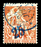 O N°6, 25 Sur 40c Rouge-orange. SUP. R. (signé/certificat)  Qualité: O  Cote: 1000 Euros - Unused Stamps