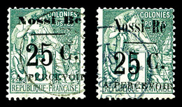 O Taxe, N°10/14, 25c S 5c Vert Type III Et 25c S 5c Vert Type IV, Les 2 Ex TB  Qualité: O  Cote: 400 Euros - Unused Stamps