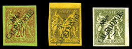 * N°17 (*), 18 Et 20, Les 3 Valeurs TTB (certificat)  Qualité: *  Cote: 1150 Euros - Unused Stamps