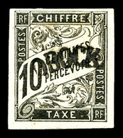 * Taxe, N°2, 10c Noir. TB  Qualité: *  Cote: 320 Euros - Unused Stamps