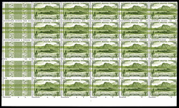 ** N°137, Salazie 65c Olive, Superbe Variété D'essuyage Sur Panneau De 25 Exemplaires. R.R. (certificat)  Qualité: ** - Unused Stamps