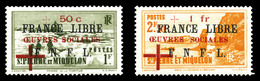 ** N°310/11, Paire Surchargée 'Oeuvres Sociales', Les 2 Ex SUP  Qualité: **  Cote: 280 Euros - Unused Stamps