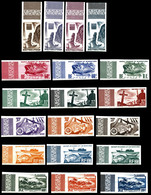 ** N°325/43, Série De 1947 Non Dentelée Bdf. TB  Qualité: **  Cote: 162 Euros - Unused Stamps