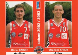 Joueurs RCB Saison 2002/2003                BARDET-KHIARI - Basketbal