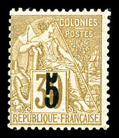 * N°2a, 5 Sur 30 Brun Type II. TB (signé Brun/certificat)  Qualité: *  Cote: 550 Euros - Unused Stamps