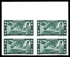 (*) Poste Aérienne, N°86, 10 Pi Vert-foncé En Bloc De 4 Bdf. TB  Qualité: (*)  Cote: 880 Euros - Unused Stamps