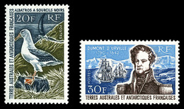 ** N°24/25, 20f Albatros Et 30f Dumont D'Urville, Les 2 Ex TB  Qualité: **  Cote: 755 Euros - Unused Stamps