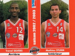 Joueurs RCB Saison 2002/2003               SILVERS - STURM - Basketbal