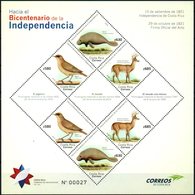 Costa Rica 2018 ** MP 2 Series Hacia El Bicentenaro De La Independencia. Fauna. - Costa Rica