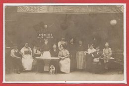 COMMERCE --  CARTE PHOTO - RARE - Café - Bièrre D'Esnil - Cafés