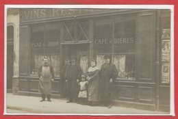 COMMERCE --  CARTE PHOTO - RARE - Restaurant - Restaurants