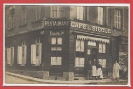 COMMERCE --  CARTE PHOTO - RARE - Restaurant - Café Du Siècle - Restaurantes